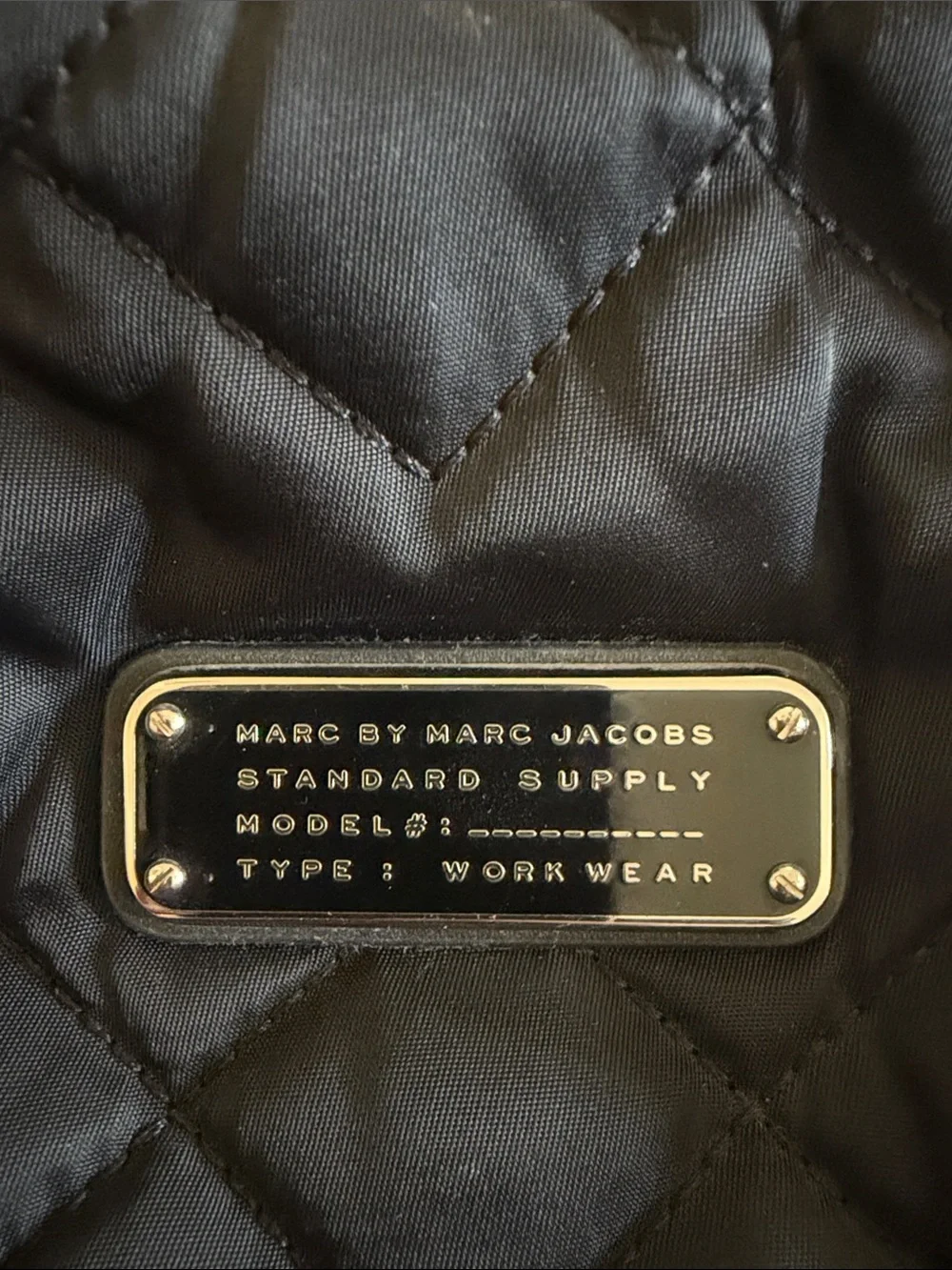 Marc Jacob’s Quilted Black Nylon Backpack - Compact Everyday Bag